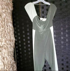 Pretty Little Thing Color Block Jumpsuit, Size 8